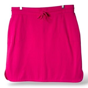 T by TALBOTS Pima Cotton Modal Blend Pull On Skirt w/ Drawstring & Pockets Sz Lp